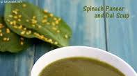 Spinach, Paneer And Dal Soup Recipe Spinach, Paneer And Dal Soup Recipe