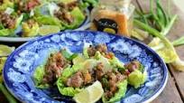 Spicy Beef Larb Lettuce Wraps Spicy Beef Larb Lettuce Wraps