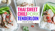 Thai Sweet Chili Pork Tenderloin Meal Prep Thai Sweet Chili Pork Tenderloin Meal Prep