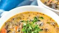 Easy Vegan Wild Rice Soup Easy Vegan Wild Rice Soup