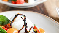 Honey Grilled Watermelon Caprese Salads Honey Grilled Watermelon Caprese Salads