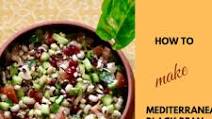 Mediterranean Black-Eyed Peas Salad|How to make Mediterranean Black-Eyed Peas Salad|How to make