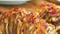 Crispy Bacon Hasselback Potatoes Crispy Bacon Hasselback Potatoes