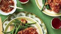 Pecan-Breaded Pork Chops with Beer Sauce Recipe Pecan-Breaded Pork Chops with Beer Sauce Recipe