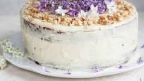 Carrot layer cake with cream cheese frosting Carrot layer cake with cream cheese frosting