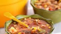BBQ Chicken Pizza Soup BBQ Chicken Pizza Soup