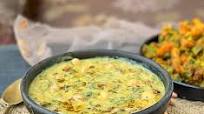 Maharashtrian Takatla Palak Recipe - Spinach Peanut Buttermilk Curry Maharashtrian Takatla Palak Recipe - Spinach Peanut Buttermilk Curry