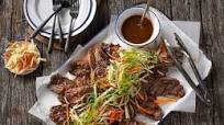 Korean-Style Beef Short Ribs with Pickled Vegetables Korean-Style Beef Short Ribs with Pickled Vegetables