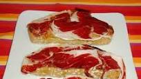 Tostada de jamón ibérico Tostada de jamón ibérico