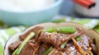Ginger and Scallion Beef Ginger and Scallion Beef