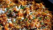Vegetarian Spaghetti Squash Skillet Recipe Vegetarian Spaghetti Squash Skillet Recipe