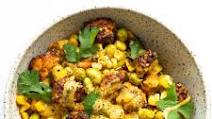 Sriracha Lime Air Fryer Tempeh Bowl Sriracha Lime Air Fryer Tempeh Bowl