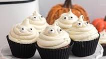 Air Fryer Halloween Ghost Cupcakes Air Fryer Halloween Ghost Cupcakes