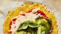 Pesto Pizza with Spaghetti Squash Crust Pesto Pizza with Spaghetti Squash Crust