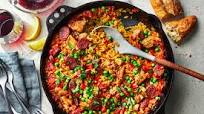 Skillet Chicken and Chorizo Paella Skillet Chicken and Chorizo Paella