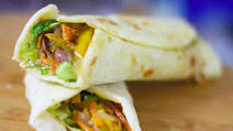 Fusion Wrap Recipe (Mixed Vegetables Wrapped In Tortilla) Fusion Wrap Recipe (Mixed Vegetables Wrapped In Tortilla)