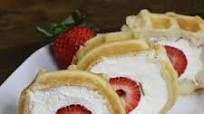 Sweet Breakfast Waffle Roll Cake Recipe Sweet Breakfast Waffle Roll Cake Recipe