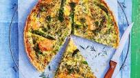 Salmon and asparagus quiche Salmon and asparagus quiche