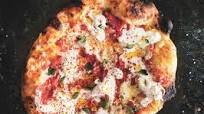 Tomato and Stracciatella Pizzas Tomato and Stracciatella Pizzas