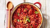 Slow Cooked Chicken Cacciatore with olives and Corn Cous Cous Slow Cooked Chicken Cacciatore with olives and Corn Cous Cous