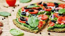 Spinach Pizza Crust Spinach Pizza Crust