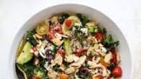 Mediterranean Kale Salad with Quinoa - Panera Modern Greek Salad Mediterranean Kale Salad with Quinoa - Panera Modern Greek Salad
