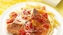 Italian Chops With Pasta Italian Chops With Pasta