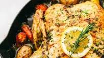 Garlic Roasted Chicken with Vegetables Garlic Roasted Chicken with Vegetables