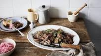 Slow-roasted goat shoulder with Middle Eastern spices Slow-roasted goat shoulder with Middle Eastern spices