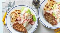 Za'atar Crusted Pork Chops with Tahini-Ranch Wedge Salad Za'atar Crusted Pork Chops with Tahini-Ranch Wedge Salad