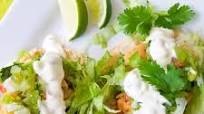 Tostadas de Camaron (Battered Fried Shrimp Tostadas) Tostadas de Camaron (Battered Fried Shrimp Tostadas)