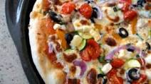 Supreme Veggie Pizza with Mozzarella and Feta Supreme Veggie Pizza with Mozzarella and Feta