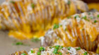 Easy Cheesy Hasselback Potatoes Easy Cheesy Hasselback Potatoes