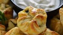 Spanakopita, Greek Appetizer With Puff Pastry Spanakopita, Greek Appetizer With Puff Pastry