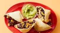 Black Bean & Corn Chimichangas with Guacamole Black Bean & Corn Chimichangas with Guacamole