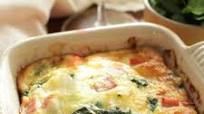 Crustless Spinach Quiche For One Crustless Spinach Quiche For One