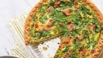 Spinach Quiche with Bacon or Ham Spinach Quiche with Bacon or Ham