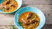 Sausage and baked bean casserole Sausage and baked bean casserole