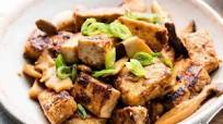Filipino Crispy Tofu and Mushroom Adobo Filipino Crispy Tofu and Mushroom Adobo