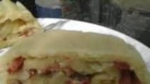 Bacon and onion pudding Bacon and onion pudding