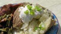 Easiest Crispy Jacket Baked Potato for Lazy Busy People Easiest Crispy Jacket Baked Potato for Lazy Busy People