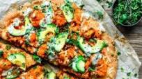 Vegan Buffalo Cauliflower Pizza Vegan Buffalo Cauliflower Pizza