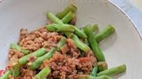 Ground Pork and Green Bean Stir fry Ground Pork and Green Bean Stir fry