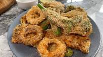 Air fried tempura veggies Air fried tempura veggies