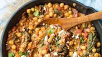 Mediterranean Chickpea Stew with Spinach & Feta Mediterranean Chickpea Stew with Spinach & Feta