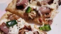 Cheese Steak Flatbread Pizzas Cheese Steak Flatbread Pizzas