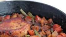 Skillet Pork Chops with Vegetables Skillet Pork Chops with Vegetables