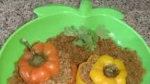 Achari shimla mirch keema - capsicum with beef mince Achari shimla mirch keema - capsicum with beef mince