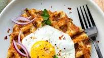 Cheesy Hash Brown Waffles Cheesy Hash Brown Waffles