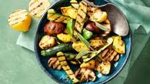 Grilled Squash and Mushrooms with Fresh Herbs Grilled Squash and Mushrooms with Fresh Herbs